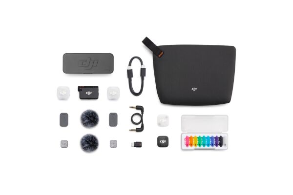 DJI Mic Mini 2 (Çift Kişilik) Kompakt Dijital Kablosuz Mikrofon Sistemi