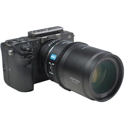 Sirui Astra Series AF 50mm T1.8 1.33x Full Frame Blue Flares Anamorphic Nikon Z Mount Lens