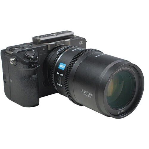 Sirui Astra Series AF 50mm T1.8 1.33x Full Frame Blue Flares Anamorphic Sony E Mount Lens