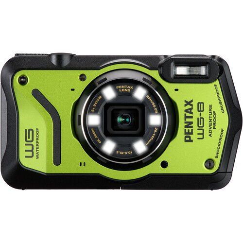 Ricoh PENTAX WG-8 Dijital Fotoğraf Makinesi (Yeşil)