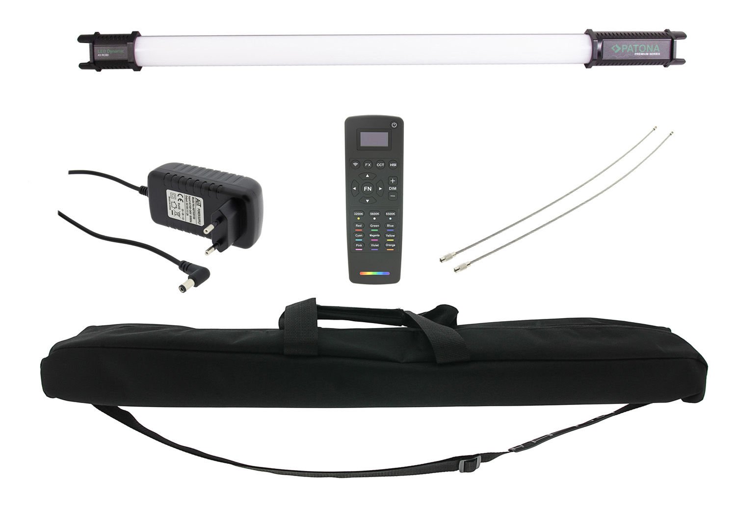 PATONA 4287 RC60 RGB Tüp Fotoğraf ve Video Işığı