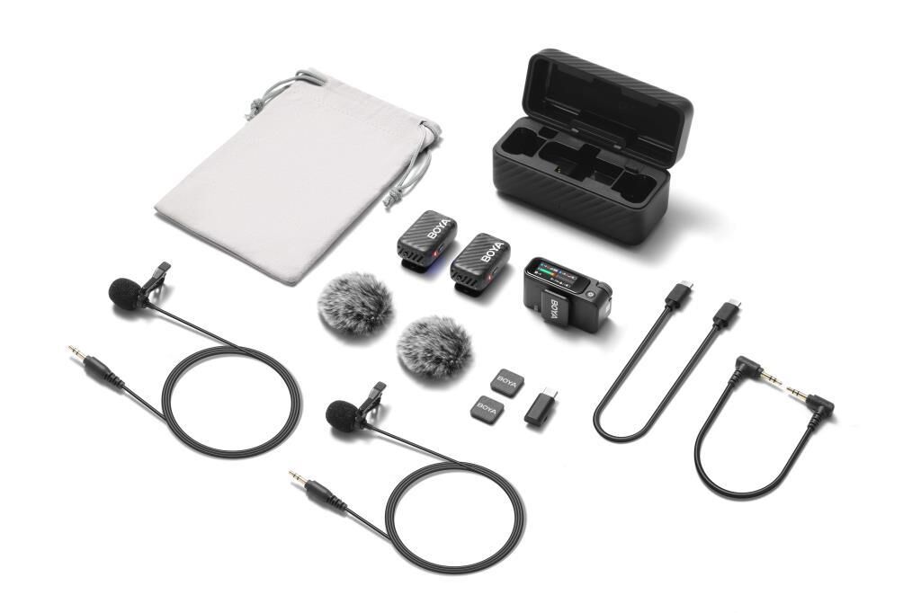 BOYAMIC 2 AI Creator Edition Çift Kişilik Kablosuz Yaka Mikrofonu