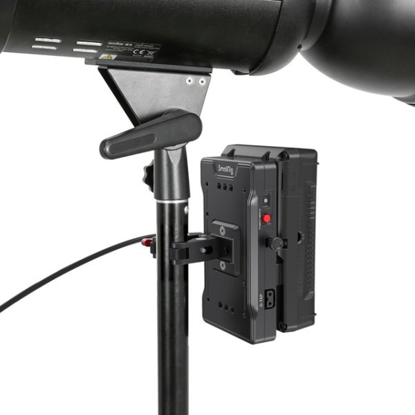 SmallRig 3202B V Montajlı Pil Adaptör Plakası Kelepçeli