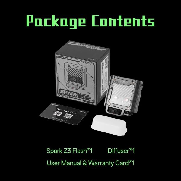 Viltrox Spark Z3-F Tepe Flaşı Fieldranger For Fuji (Yeşil)