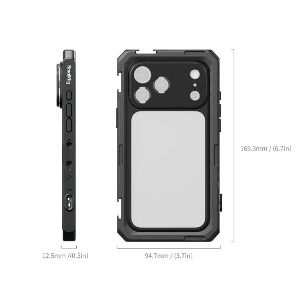 SmallRig 5545 iPhone 17 Pro için Mobil Video Kafesi (Temel Sürüm)