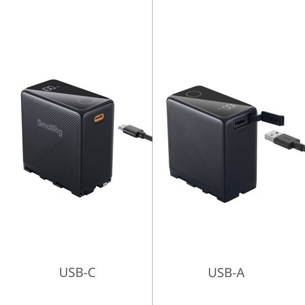 SmallRig 4469 Sony NP-F970 USB-C Şarj Edilebilir Kamera  Pili (Siyah)