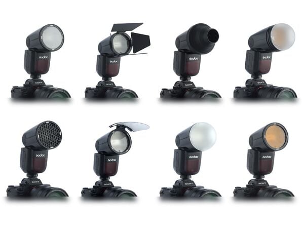 Godox V1 Canon Uyumlu Flaş (Yuvarlak Kafa) (Kutusuz Tehşir Ürünüdür)