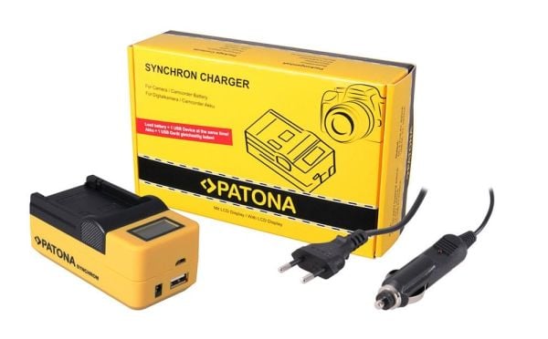 PATONA 4525 SYNCHRON USB CHARGER SONY NP-FM50 NP-F550 NP-F750 NP-F970