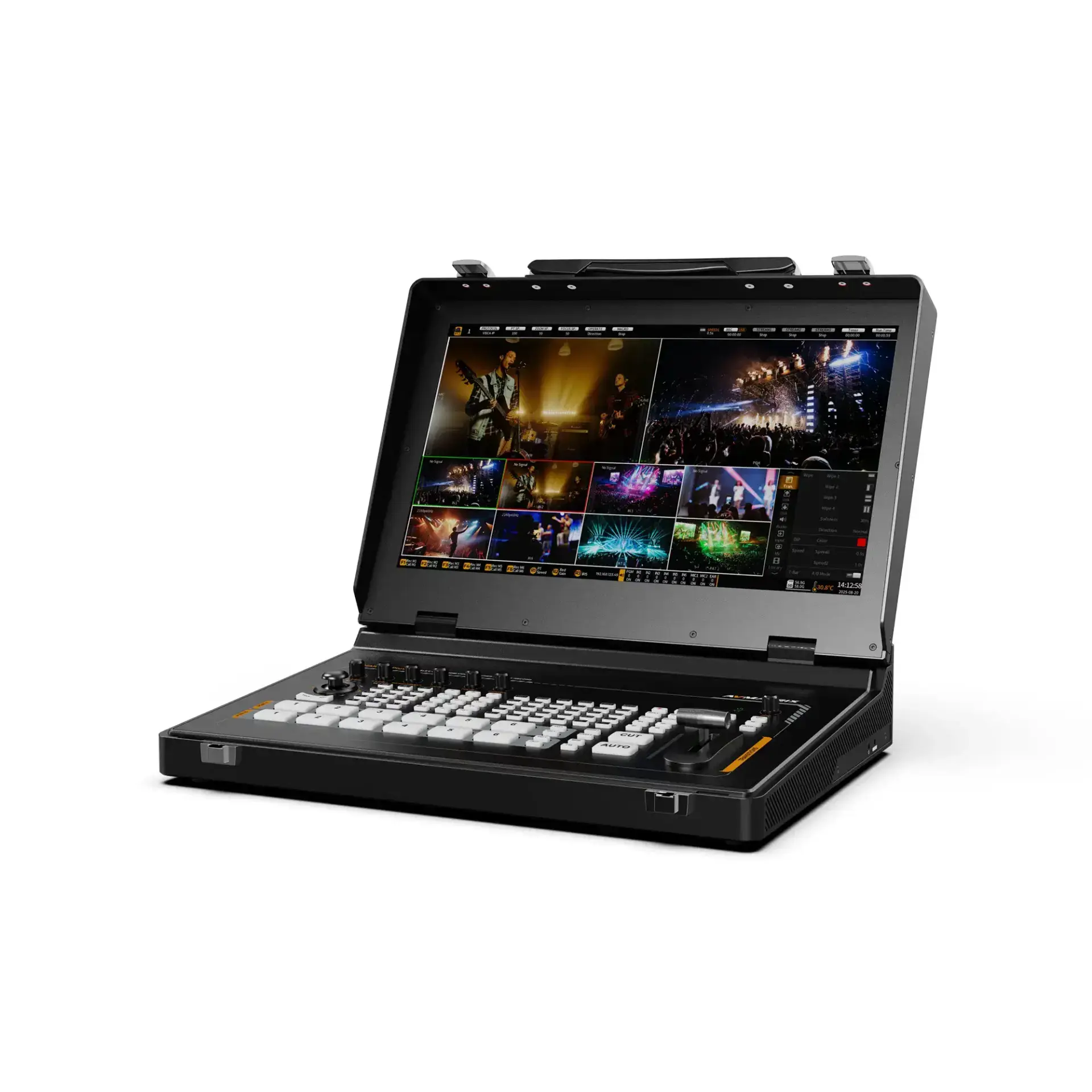 AvMatrix Shark 6 Plus 17.3″ 6CH SDI/ HDMI Taşınabilir Video Mikser