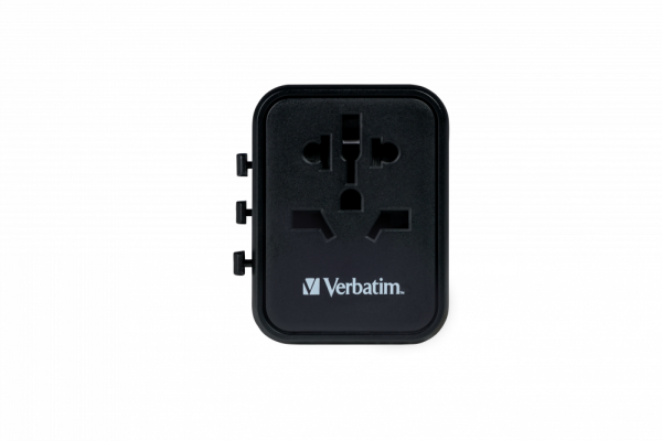 VERBATIM 49543 - UNO TRAVEL ADAPTER UTA-01 2XUSB