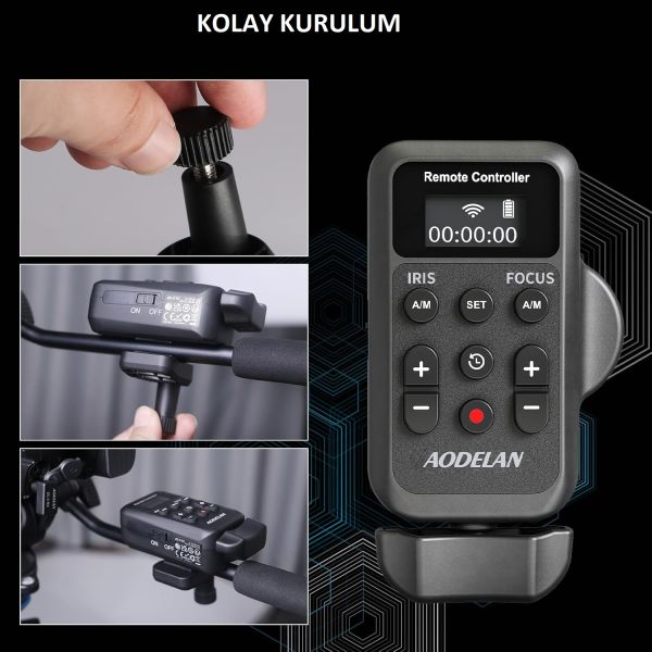 AODELAN ZC-3 Kablosuz Uzaktan Kumanda Sony ve Panasonıc Canon Kameralar için