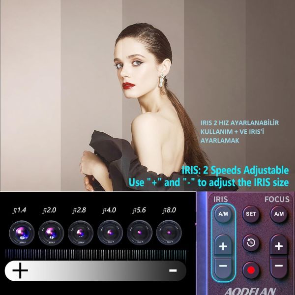 AODELAN ZC-3 Kablosuz Uzaktan Kumanda Sony ve Panasonıc Canon Kameralar için