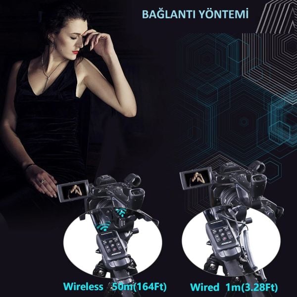 AODELAN ZC-3 Kablosuz Uzaktan Kumanda Sony ve Canon Kameralar için