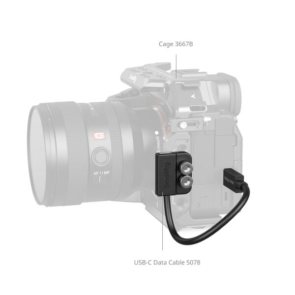 SmallRig 5078 USB-C Veri Kablosu (Erkek - Dişi)