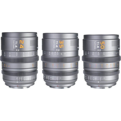 Sirui VP-1 Vision Prime T1.4 Full-Frame Multi-Mount Cine 3'lü Lens Kit