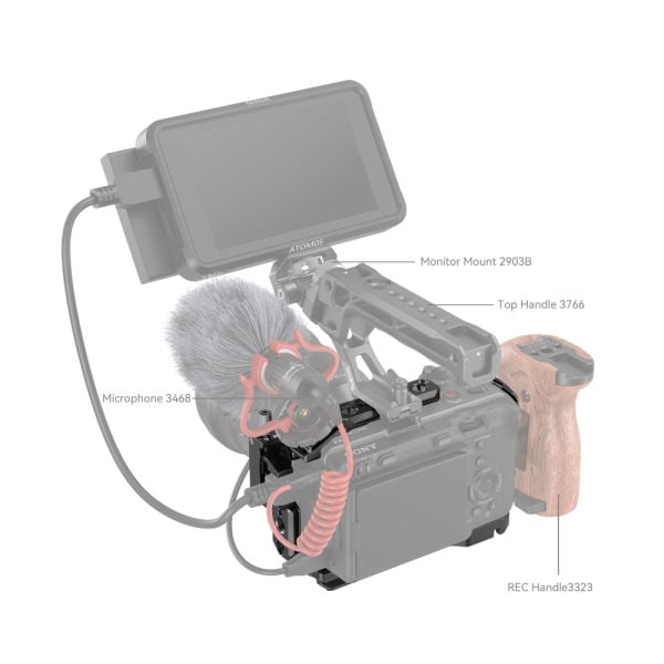SmallRig 4183 Sony FX3 / FX3A FX30 için Kafes