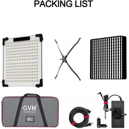 GVM 200W Esnek RGB LED Panel Işık