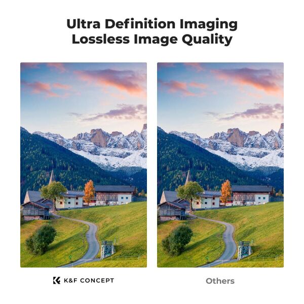 K&F 82mm Nano-D Serisi ND3-ND1000 Filtre (1.5-10 Stop)