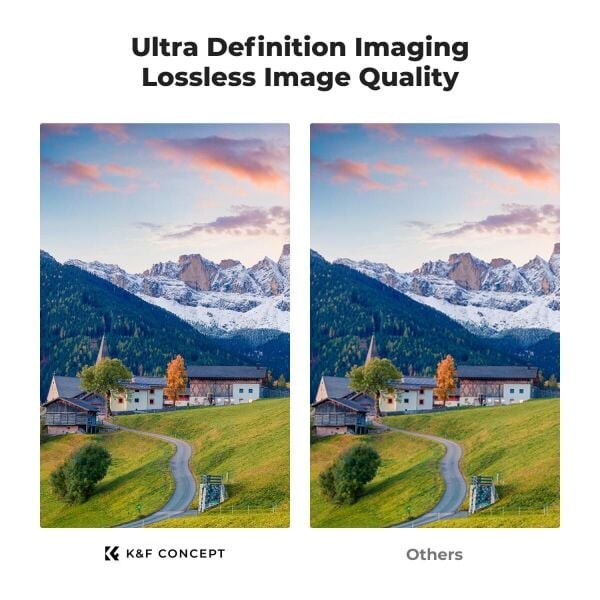 K&F 72mm Nano-D Serisi ND3-ND1000 Filtre (1.5-10 Stop)