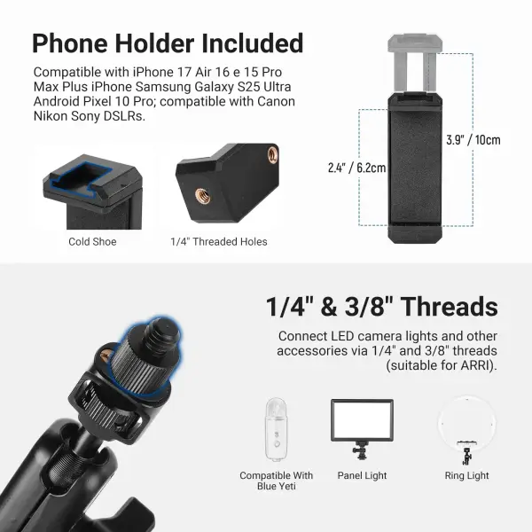 NEEWER UA061 55cm Profesyonel Masaüstü Kol Standı