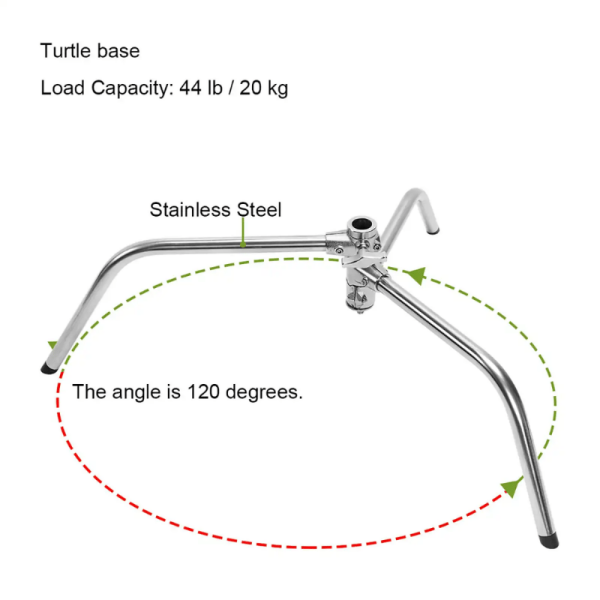 GVM C330 320cm C-Stand & Grip Arm (130cm) Kit (Çelik)