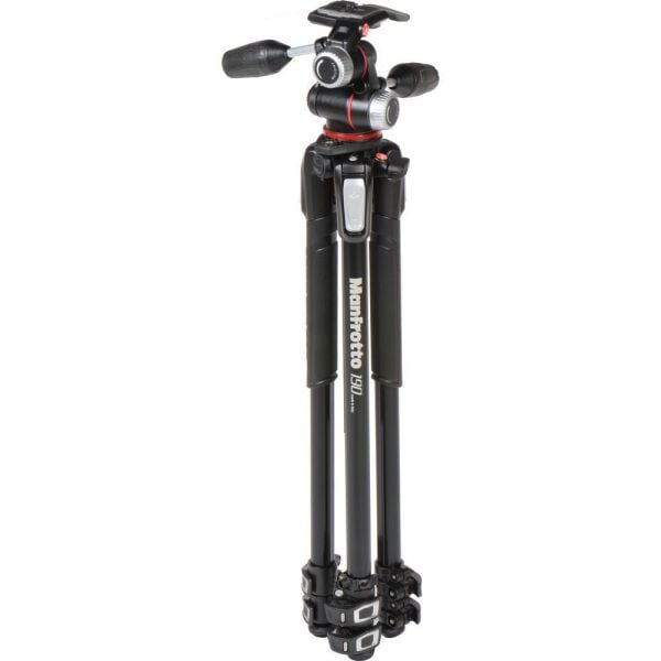 Manfrotto MK190XPRO3-3W 3 Yönlü Pan / Tilt Kafalı Alüminyum Tripod