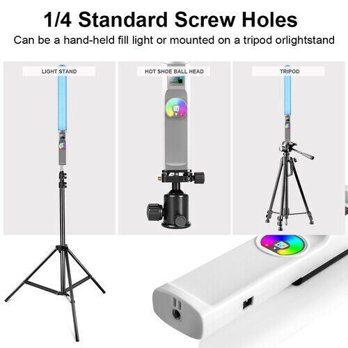 GVM RGB-T20R Bi-Color RGB LED Video Işığı