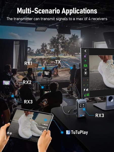 Lemorele R1100 Ultra Kablosuz Video Görüntü Aktarıcı