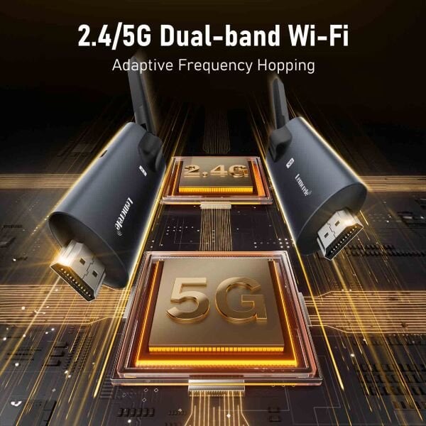 Lemorele R1030 Ultra Uzun İletim Kablosuz HDMI Kiti – 1TX - 1RX