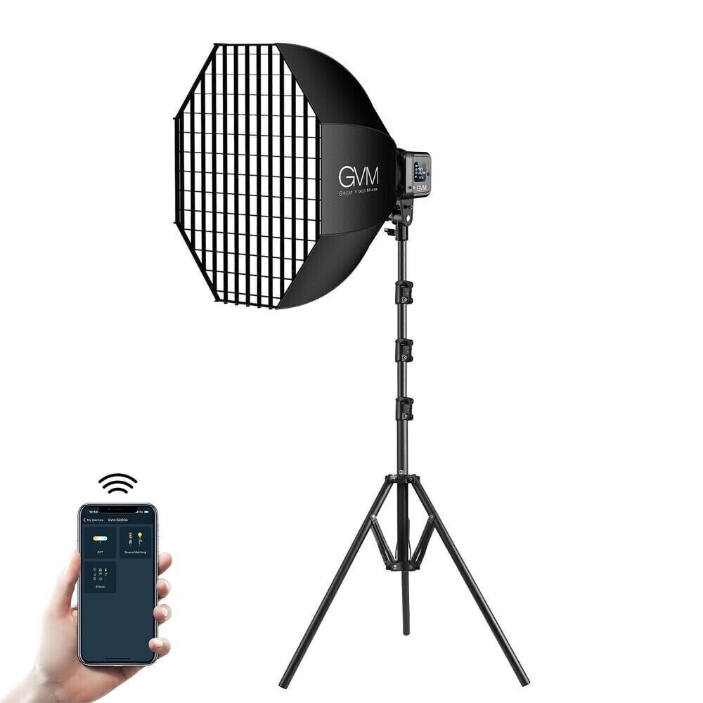 GVM SD80D Bi-Color LED Video Işığı Ayaklı Softbox Set
