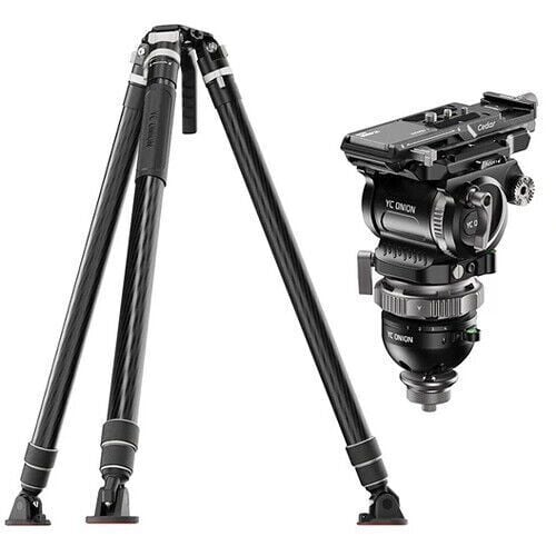 YC Onion Pineta Lite & CB7 Cedar & Ground-Spreader Karbon Fiber Tripod Kit