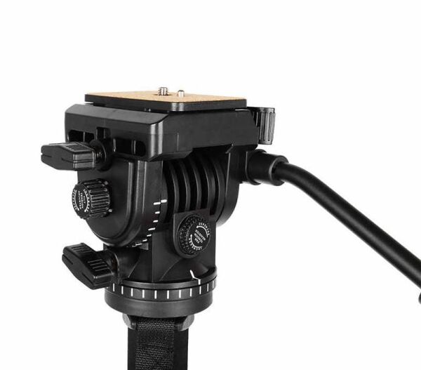 Kingjoy MP208F Monopod + VT-1510 Video Kamera Tripod Başliği + M3 360° Dönebilen Monopod Tabani