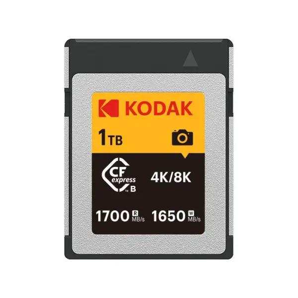 Kodak 1TB CF Express Type B 2.0 Hafıza Kartı (1700MB/s - 1650MB/s)