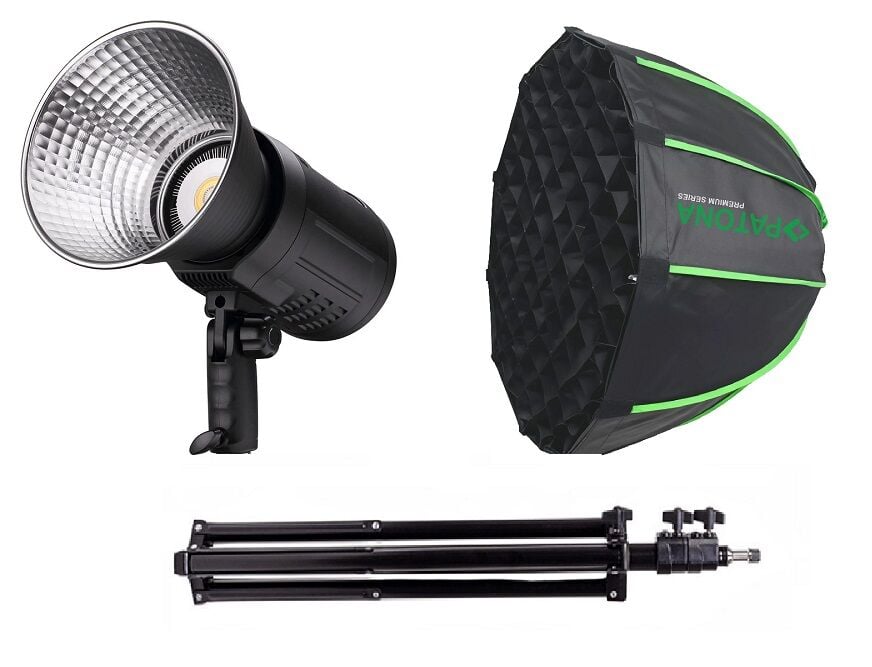 PATONA 4275 LED 80W RGB Hızlı Kurulum  60cm Octagon Softbox Fotoğraf ve Video Işığı Tekli Kit