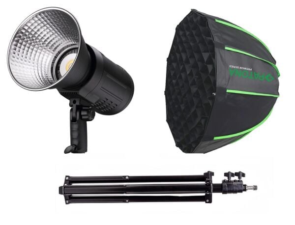 PATONA 4275 LED 80W RGB Hızlı Kurulum  60cm Octagon Softbox Fotoğraf ve Video Işığı Tekli Kit