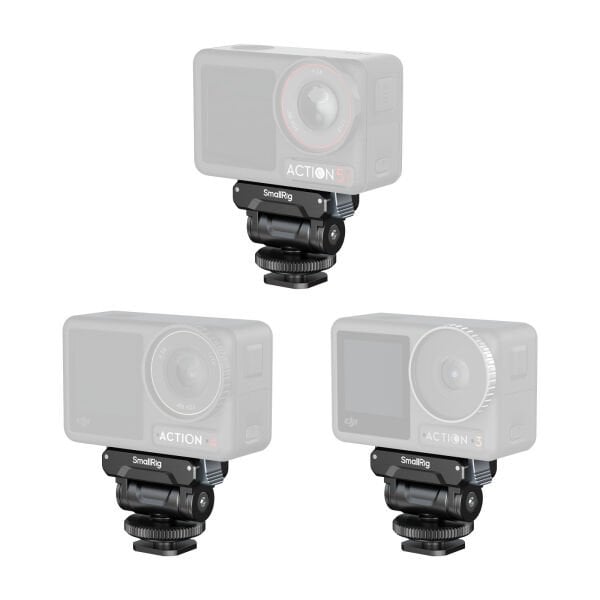 SmallRig 5436 DJI Osmo360 / Action 5 Pro / 4 / 3 için Metal Yuva Adaptörü  ile Hızlı Çıkarma Desteği