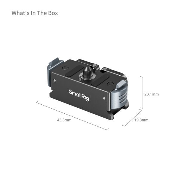 SmallRig 5437 GoPro Hero Black 13 için  Hızlı Çıkarma Adaptör Montajı