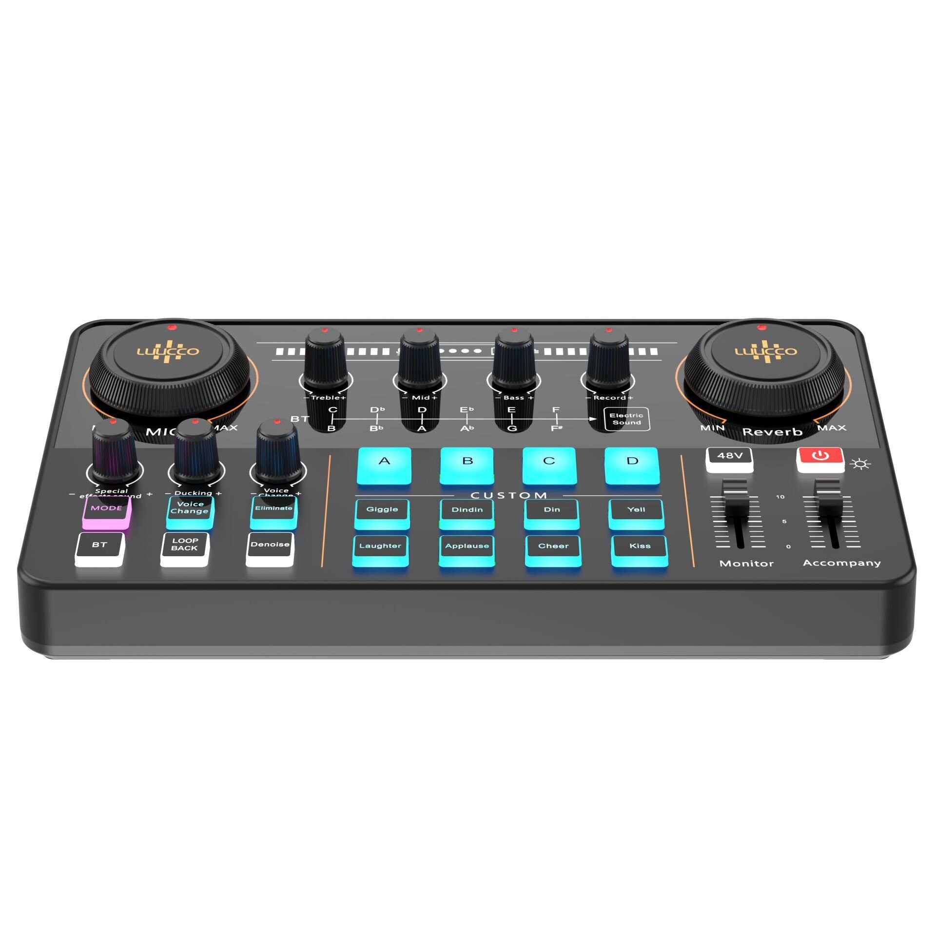 Luucco MI-2 Podcast ve Canlı Yayın İçin Ses Kartı ve Mikser