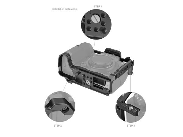 SmallRig 3934B Fujifilm X-H2 / X-H2s için Kafes