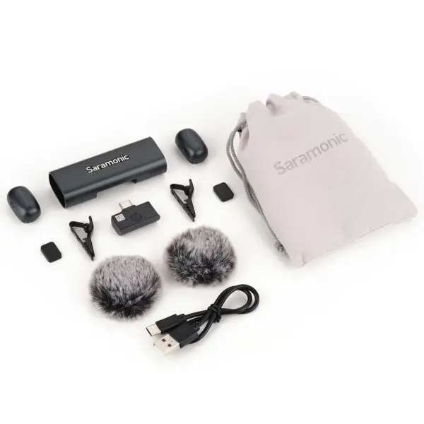 Saramonic Air SE-01 Type-C 2 Kişilik Kablosuz Yaka ve El Mikrofonu