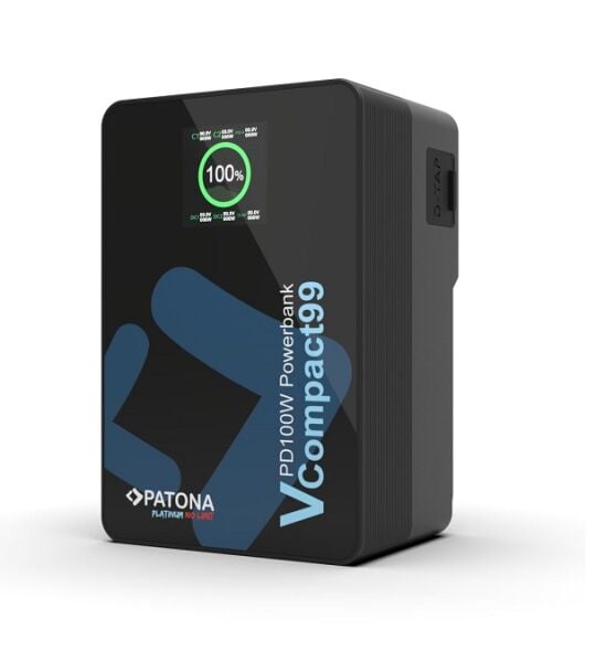 PATONA Platinum 9421 V-Mount Batarya 99Wh 14.8V PD100W Sert Taşıma Çantası Dahil