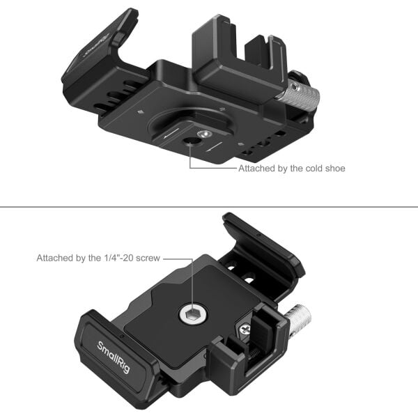 SmallRig 3272B SSD Kelepçesi Samsung T5 / T7 / T7 Shield / T9  ile uyumlu