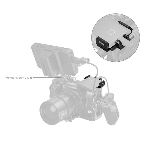 SmallRig 3272B SSD Kelepçesi Samsung T5 / T7 / T7 Shield / T9  ile uyumlu