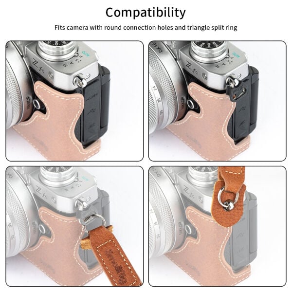 SmallRig 3485 Deri Kamera Boyun Askısı
