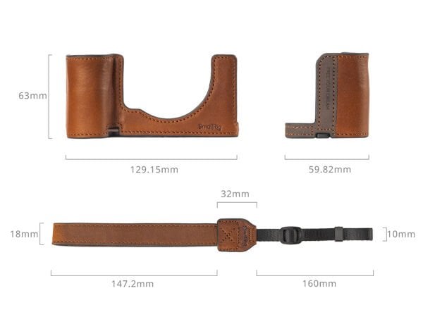 SmallRig 5015 Sony A7C II / A7CR için Deri Kılıf