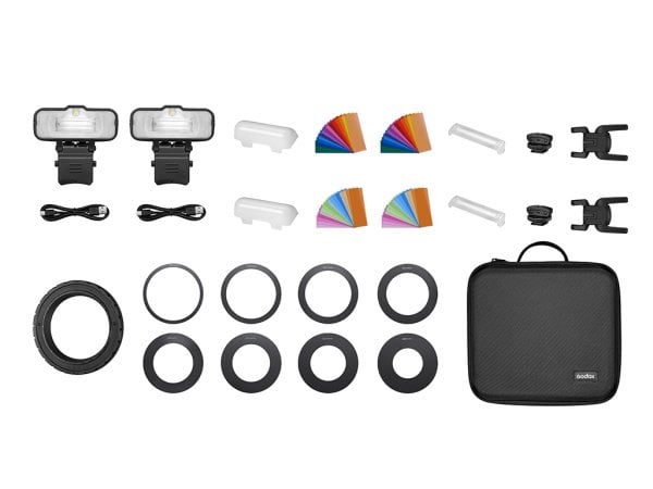 Godox MF12 Makro Flaş İkili Kit Canon Uyumlu