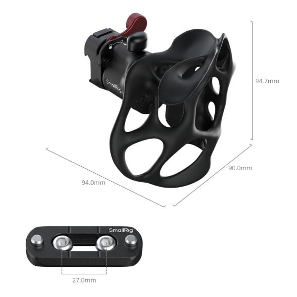 SmallRig 5243 ImageGrip'' Serisi NATO Kelepçeli Sıvı Tutma Kolu (Sağ Taraf)