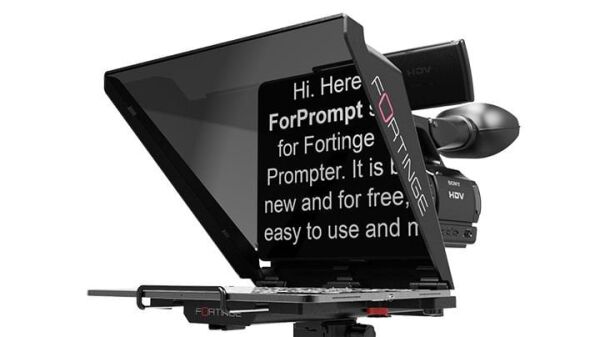 Fortinge Noa III Tablet Prompter ve Miliboo-MTT608A 152 cm Tripod