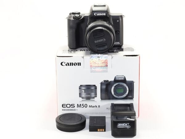 Canon EOS M50 Mark II 15-45mm IS STM Lens Kit (2.EL Çok Temiz)
