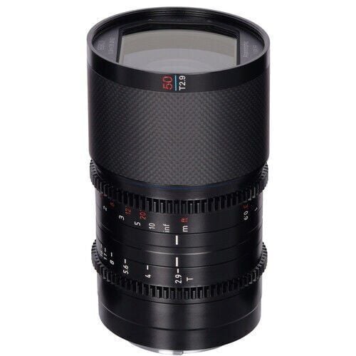 Sirui Saturn 50mm T2.9 1.6x Full-Frame Karbon Fiber Anamorfik Lens (E Mount, Mavi Flare)